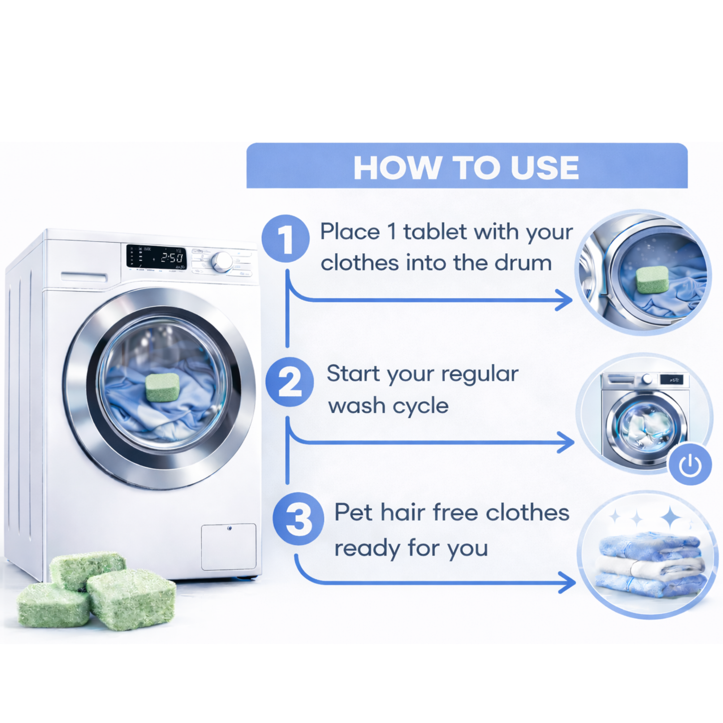 Fur-Free Washing Machine Cleaner